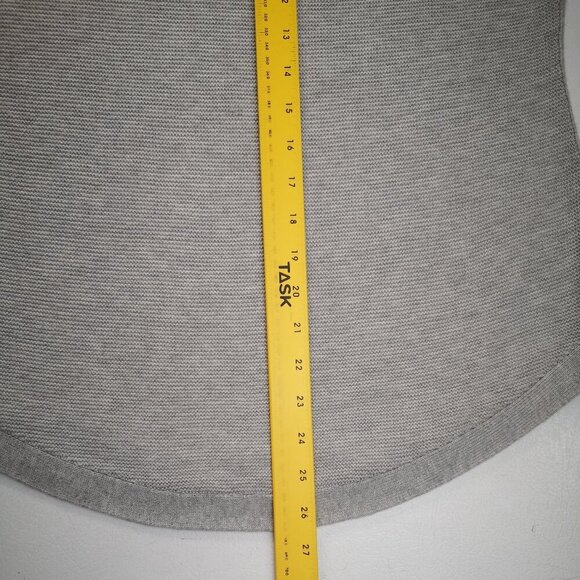 Talbots Ladies Size Medium Light Grey V-neck Round Hem Lightweight Sweater - Picture 10 of 10